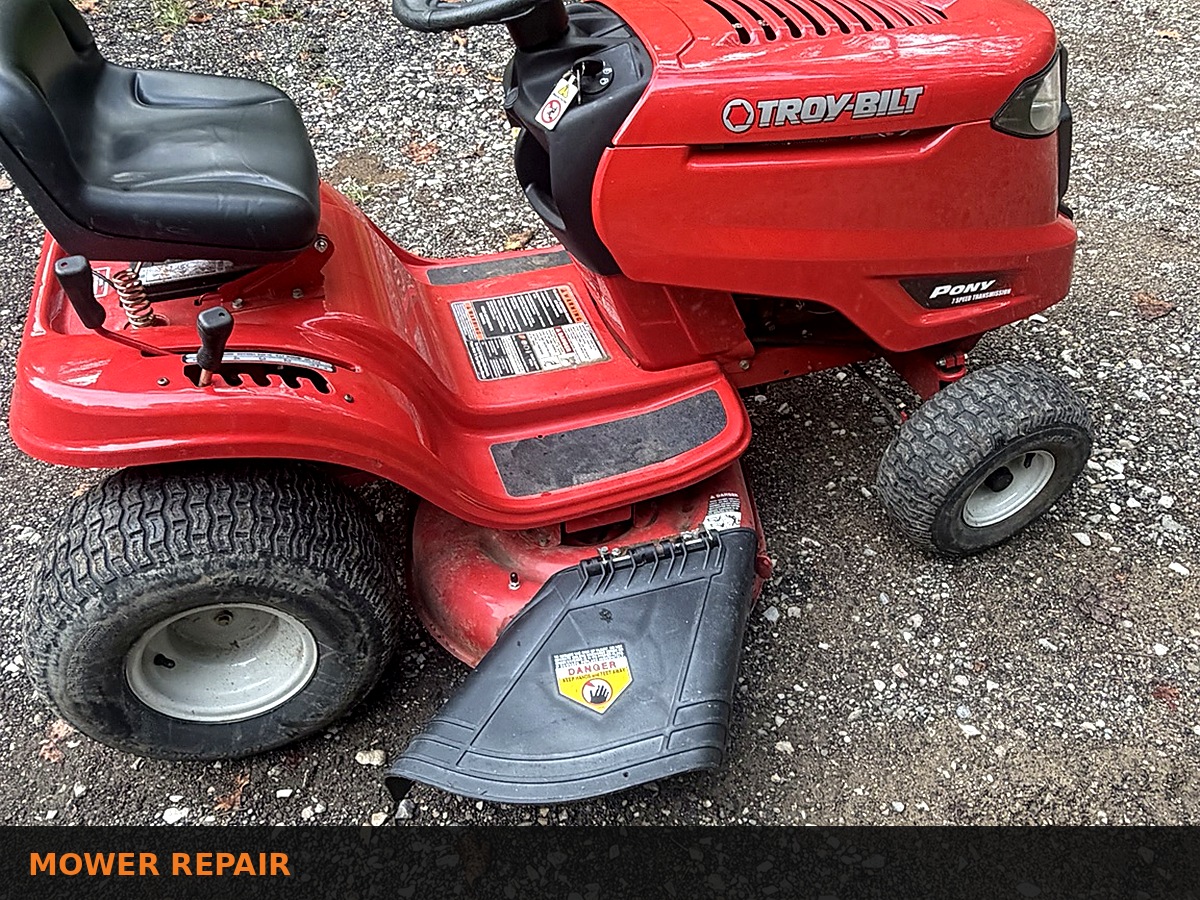 Troy-Bilt riding mower repair